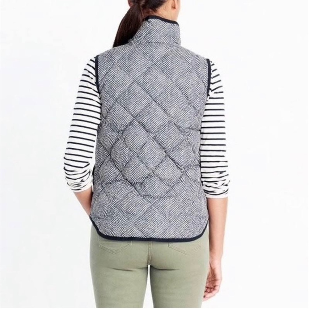 J. Crew Houndstooth Black Vest - Picture 3 of 8